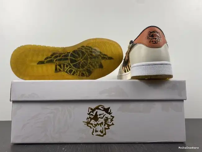 MaikeSneakers Tiger DH6932-100 Year the of OG Air Jordan 1 Low 0524